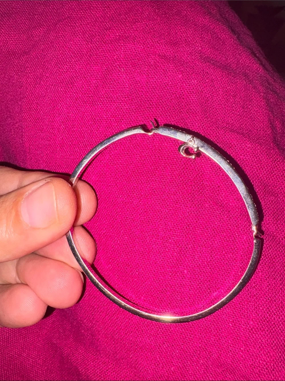 COACH Silver Crystal Pavé Bar Bracelet!!! Hanging C charm